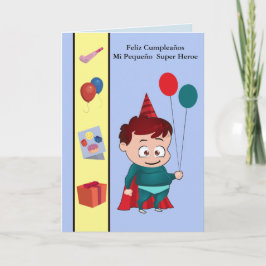 Feliz Cumpleaños MI pequeño Held Karte