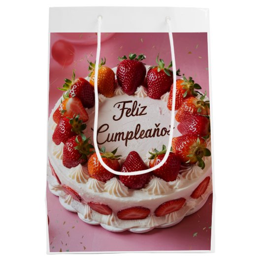 Feliz cumpleaños mittlere geschenktüte (Rückseite)