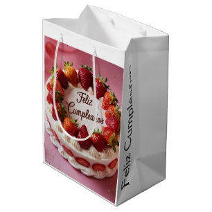 Feliz cumpleaños mittlere geschenktüte