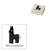 Feliz Cumpleaños Piñata Geburtstagskautschuk Brief Gummistempel (Stempel)