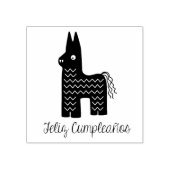 Feliz Cumpleaños Piñata Geburtstagskautschuk Brief Gummistempel (Prägung)