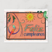 Feliz Cumpleanos Postkarte (Vorderseite)