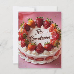 Feliz Cumpleaños Postkarte