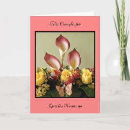 Feliz Cumpleaños querida hermana Karte