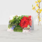 Feliz Cumpleanos Rose Bouquet Spanischer Geburtsta Karte (Gelbe Blume)