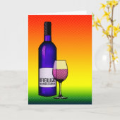 Feliz cumpleanos salud karte (Gelbe Blume)