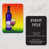 Feliz cumpleanos salud visitenkarte (Vorne/Hinten)