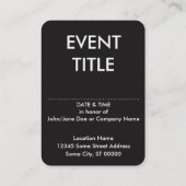 Feliz cumpleanos salud visitenkarte (Rückseite)