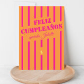 Feliz cumpleaños spanische Geburtstagskarte