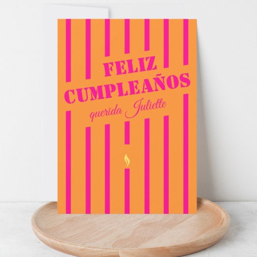 Feliz cumpleaños spanische Geburtstagskarte