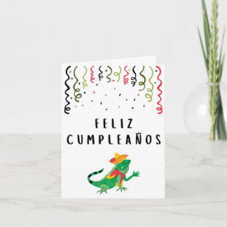 Feliz cumpleaños Spanischer Geburtstag Karte