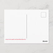 Feliz Cumpleaños Spanish Happy Birthday Word Cloud Postkarte (Rückseite)