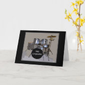 Feliz Cumpleaños trommelt Karte (Gelbe Blume)