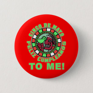 Feliz Cumpleanos zu mir! Alles Gute zum Geburtstag Button