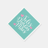 Feliz Dia Das Mães Happy Mother Day Paper Napkin Serviette (Ecke)