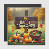 Feliz Dia de Accion de Gracias Magneteinladung (Vorne/Hinten)