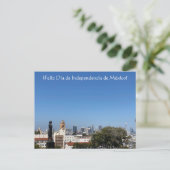 ¡Feliz Día de Independencia de México! Postkarte (Stehend Vorderseite)