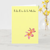 Feliz Dia de la Madre 11 Karte (Gelbe Blume)