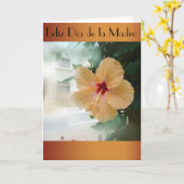 Feliz Dia de la Madre 2 Karte (Gelbe Blume)