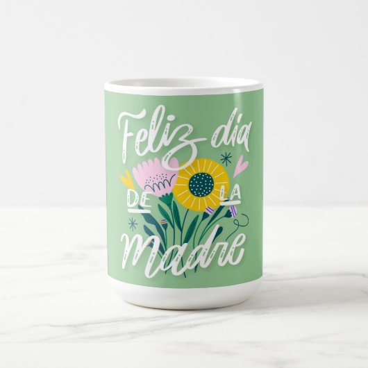 Feliz Dia De La Madre Coffee Tasse (Mittel)
