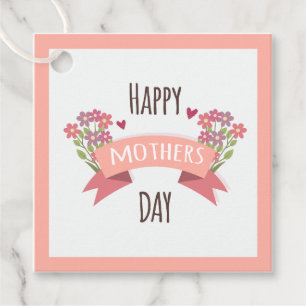 Feliz Día de la Madre Etiqueta de regalo - Diseño Geschenkanhänger