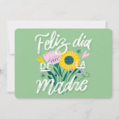 Feliz Dia De La Madre Feiertagskarte (Vorderseite)