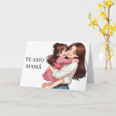 Feliz día de la madre karte (Gelbe Blume)
