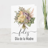 Feliz día de la madre Muttertag Spanisch Karte (Vorderseite)