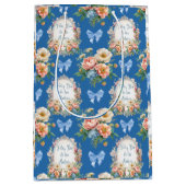 Feliz Dia De Las Madres Azul Ceruleo Mittlere Geschenktüte (Vorderseite)