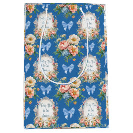 Feliz Dia De Las Madres Azul Ceruleo Mittlere Geschenktüte