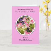 Feliz Dia de Las Madres Cuñada Karte (Gelbe Blume)