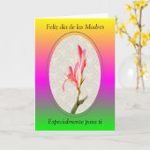 Feliz dia de las Madres, Especialmente.. Karte (Gelbe Blume)