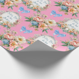 Feliz Dia de Las Madres in rosa Geschenkpapier