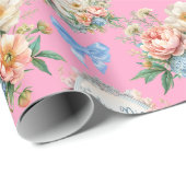 Feliz Dia de Las Madres in rosa Geschenkpapier (Rolleneckpunkt)