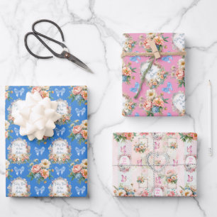 Feliz Dia de las Madres Mama Geschenkpapier Set