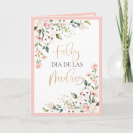 Feliz Dia De Las Madres Muttertag Pfirsich Karte