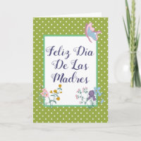 Feliz Día De Las Madres Muttertagskarte Spanisch