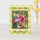 Feliz Dia de las Madres querida amiga 721 Karte (Gelbe Blume)