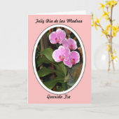 Feliz Dia de Las Madres Querida Tia Karte (Gelbe Blume)