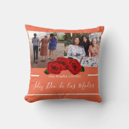 Feliz Día de Las Madres Rose Mütter Tag Throw Pi Kissen