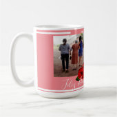 Feliz Día de Las Madres Rose Soft Coral Kaffeetasse (Links)