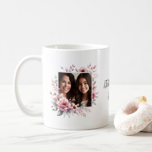 Feliz Día de las Madres Spanish Con Foto Kaffeetasse (Mit Donut)