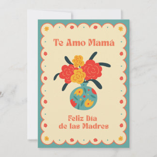 Feliz Día de las Madres | Te Amo Mamá Dankeskarte