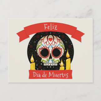Feliz Dia de Muertos | Tag der Toten Postkarte