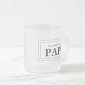 Feliz día del Padre. Esta cerveza es PAPI Mattglastasse (VorderseiteRechts)