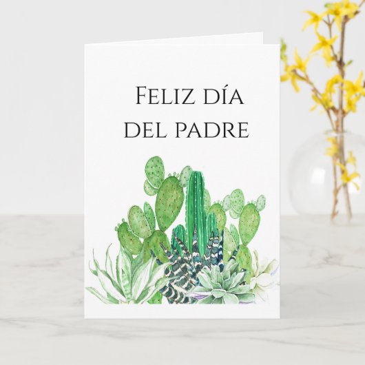 Feliz dia del padre karte (Gelbe Blume)