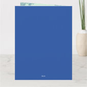 Felíz Día del Padre Karte (Rückseite)