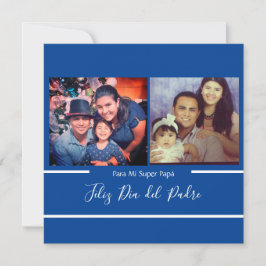 Feliz día del Padre Super Papá Spanisch Karte