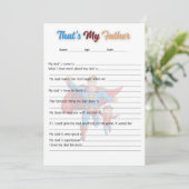 FELIZ DIA PAPA EINLADUNG (Stehend Vorderseite)