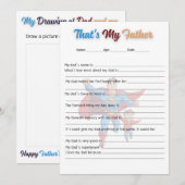 FELIZ DIA PAPA EINLADUNG (Vorne/Hinten)